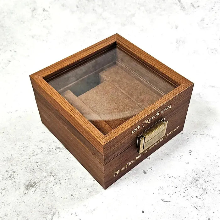 60th Birthday Gift for Dad, Personalised Wooden Watch Box, Luxury 60th Birthday Gift for Him, 60th Birthday Keepsake for Father, Gift for 60 Year Old Men