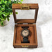 60th Birthday Gift for Dad, Personalised Wooden Watch Box, Luxury 60th Birthday Gift for Him, 60th Birthday Keepsake for Father, Gift for 60 Year Old Men