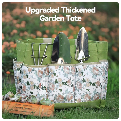 9-Piece Stainless Steel Garden Tool Set with Bag & Gloves