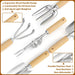 9-Piece Stainless Steel Garden Tool Set with Bag & Gloves