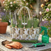 9-Piece Stainless Steel Garden Tool Set with Bag & Gloves