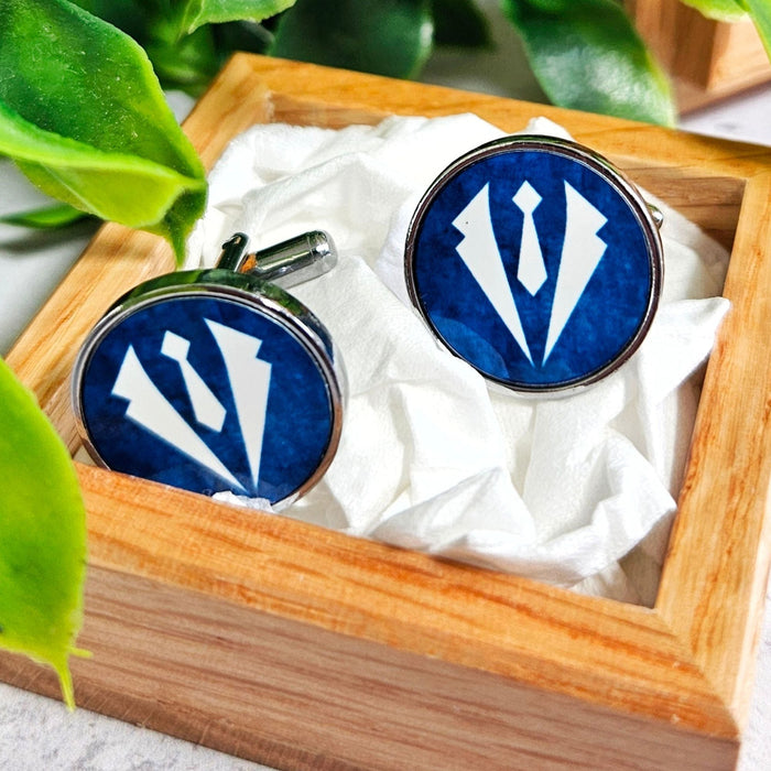 Best Man Cufflinks - Groomsman Proposal Thank you Gift