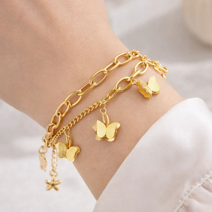 Butterfly Charm Bracelet