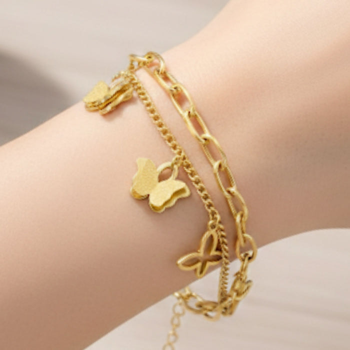 Butterfly Charm Bracelet