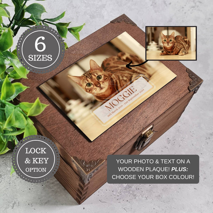Cat Ashes Keepsake – Pet Loss Presents – Cat Remembrance Gifts