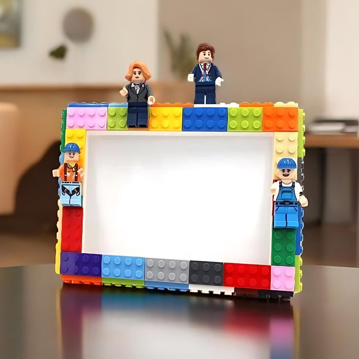 Monday Blocks Frame Colourful Building Block Photo Frame | Fun Birthday Gift For Children ...