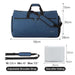 Convertible Garment Duffel Bag – Multifunctional Suit Storage Travel Bag with Shoe Compartment