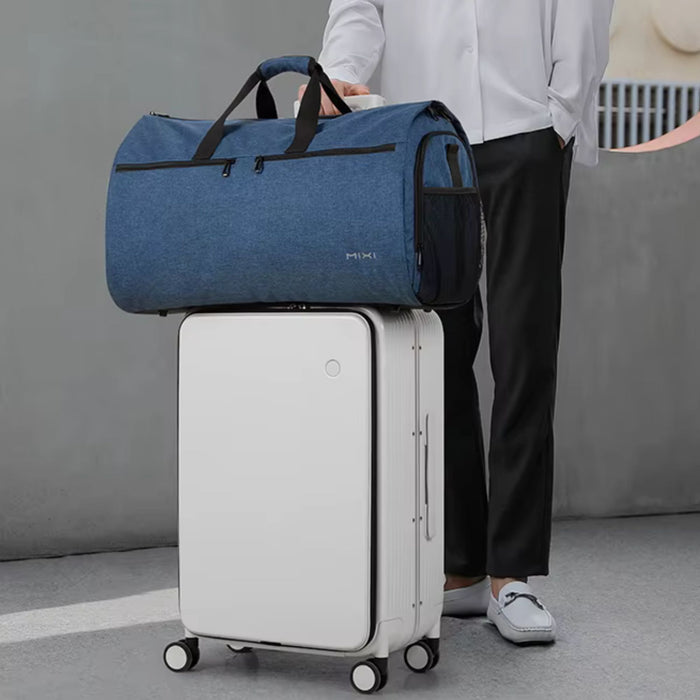 Convertible Garment Duffel Bag – Multifunctional Suit Storage Travel Bag with Shoe Compartment