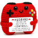 Crochet Husband Game Controller – Handmade Knitted Gift with Card