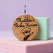 Custom Engraved Logo Keyring I Round Wooden Keyring I Personalised Business Keychain I Luxury Business Branded Fob