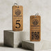 Custom QR Code Keyring I Wooden Scanable Website Keyring I Personalised QR Code Keychain