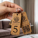 Custom QR Code Keyring I Wooden Scanable Website Keyring I Personalised QR Code Keychain