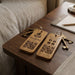 Custom QR Code Wooden Keyring, Branded Business Keyring, Personalised Logo Keychain, Promotional Company Key Fob, Engraved Key Tag