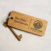 Custom Wooden Keyrings for Airbnb, Hotels & Property Management | Engraved Solid Oak with Logo, Text & QR Code