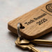Custom Wooden Keyrings for Events, Conferences & Seminars | Engraved with Logo, QR Code or Event Info