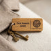 Custom Wooden Keyrings for Events, Conferences & Seminars | Engraved with Logo, QR Code or Event Info