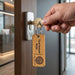 Custom Wooden Keyrings for Events, Conferences & Seminars | Engraved with Logo, QR Code or Event Info