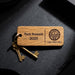 Custom Wooden Keyrings for Events, Conferences & Seminars | Engraved with Logo, QR Code or Event Info