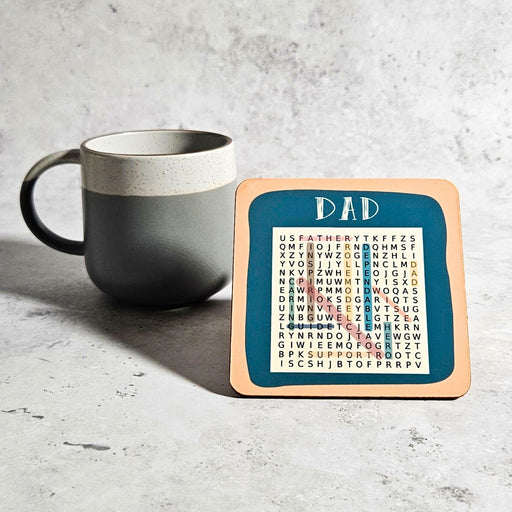 Dad Wordsearch Coaster