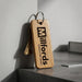 Engraved Business Logo Keyring I Branded Wooden Keychain I Personalised Oak Keyring
