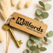 Engraved Business Logo Keyring I Branded Wooden Keychain I Personalised Oak Keyring