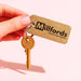 Engraved Business Logo Keyring I Branded Wooden Keychain I Personalised Oak Keyring
