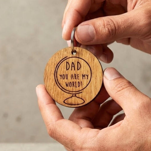 Engraved Dad Keyring - Father's Day Gift