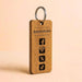 Engraved Hotel Guesthouse Keyring I Personalised Oak Keychain I Branded Business Logo Keyring