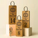 Engraved Hotel Guesthouse Keyring I Personalised Oak Keychain I Branded Business Logo Keyring