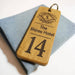 Engraved Hotel Room Number Wooden Keyring I Logo Keychain