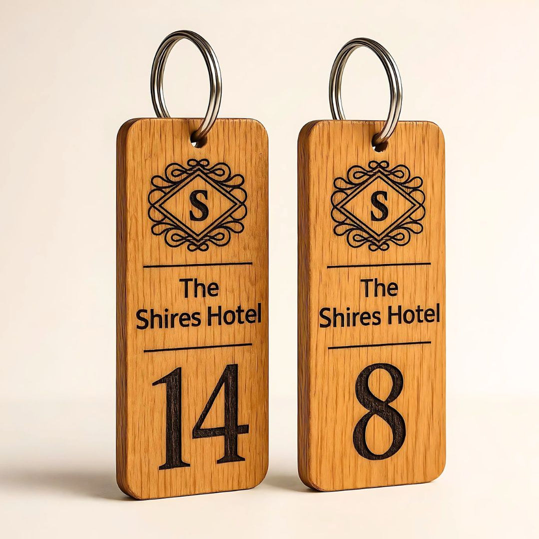 Hotel Key Rings Designs Engraved Hotel Room Number Wood Keyring I Logo Keychain I Make Memento