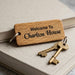Engraved Keyrings for Airbnb & Holiday Lets | Add WiFi QR Code & Guest Welcome Info