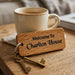 Engraved Keyrings for Airbnb & Holiday Lets | Add WiFi QR Code & Guest Welcome Info