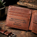 3rd Year Anniversary Leather Gift I Personalised Wallet I Gift for Him