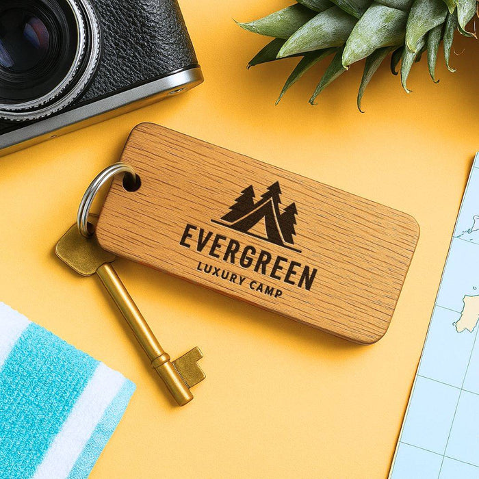 Engraved Social Media Logo Keyring