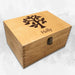 Engraved Tree Wooden Memory Storage Box I Large Family Tree Box 42cm