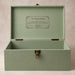 Extra Large Personalised Baby Memory Box with Lock and Cotton Lining, Wooden Keepsake Chest with Handles, Luxury New Baby and Christening Gift
