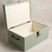 Extra Large Personalised Baby Memory Box with Lock and Cotton Lining, Wooden Keepsake Chest with Handles, Luxury New Baby and Christening Gift