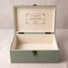 Extra Large Personalised Baby Memory Box with Lock and Cotton Lining, Wooden Keepsake Chest with Handles, Luxury New Baby and Christening Gift