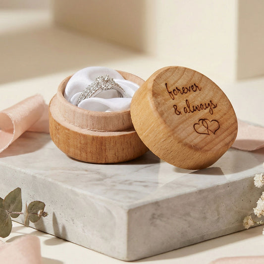 Forever Always Ring Box I 5th Anniversary Gift for Her
