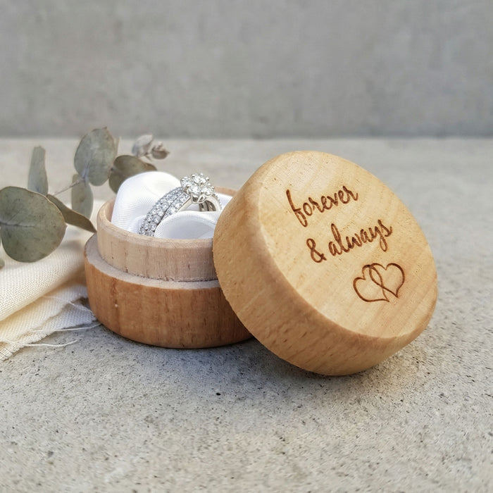 Forever Always Ring Box I 5th Anniversary Gift for Her