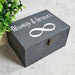 Forever and Always Infinity Symbol Wooden Box I Wedding Gift