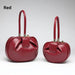 Genuine Leather Dumpling Bag | Colourful Round Top Handle Handbag - 2 Sizes
