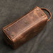 Genuine Leather Large Travel Wash Bag – Luxury Toiletry & Cosmetic Bag