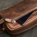 Genuine Leather Large Travel Wash Bag – Luxury Toiletry & Cosmetic Bag