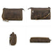 Genuine Leather Men’s Clutch Bag | Travel & Cable Organiser Pouch