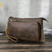 Genuine Leather Men’s Clutch Bag | Travel & Cable Organiser Pouch