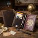 Genuine Leather Passport Cover with Card Slots & RFID Blocking | Travel Document Wallet
