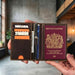 Genuine Leather Passport Cover with Card Slots & RFID Blocking | Travel Document Wallet