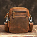 Genuine Leather Shoulder Bag | Small Retro Crossbody Phone Bag
